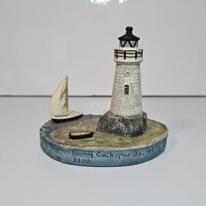 Spoontiques Cockspur Island Lighthouse 4" Figure Collectible Georgia Figurine